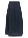 Theory Parachute Maxi Skirt In Black