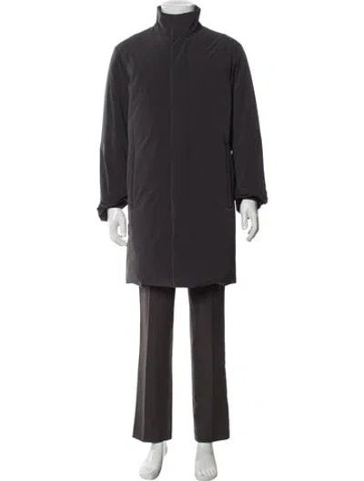 Pre-owned Theory Parka In Gray