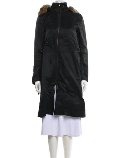 Pre-owned Theory Parka In Gray