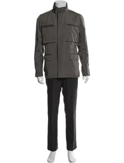 Pre-owned Theory Parka In Gray