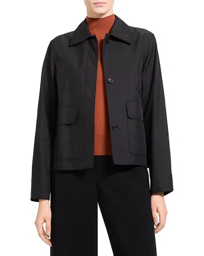 Theory Patch Boxy Jacket In Black