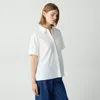 Theory Patch Pocket Shirt In Good Cotton In White