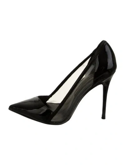 Pre-owned Theory Patent Leather Pumps In Black