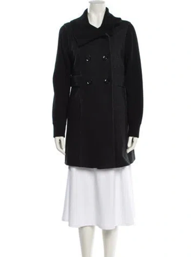 Pre-owned Theory Peacoat In Black