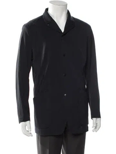 Pre-owned Theory Peacoat In Black