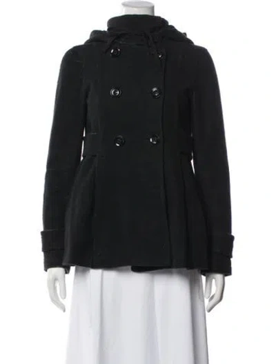 Pre-owned Theory Peacoat In Black