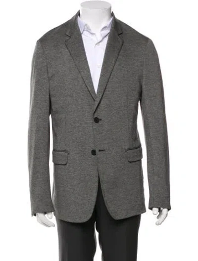 Pre-owned Theory Peacoat In Gray
