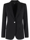 THEORY PEAK LAPELS BLAZER