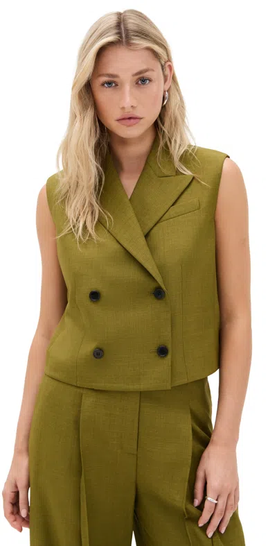 THEORY PEAK VEST AVOCADO