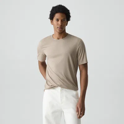 Theory Perform Tee In Motion Jersey In Brown