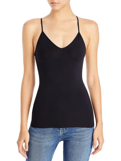 Theory Petites Womens Shell Summer Tank Top In Black