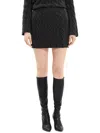 Theory Cable-knit High-waist Skirt In Pink