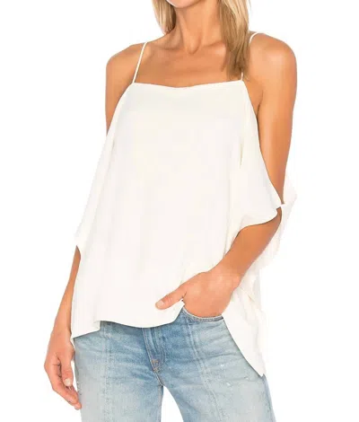 Theory Petteri Asymmetrical Tank Top In Ivory In White