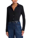 Theory Pima Cotton Shirt In Black