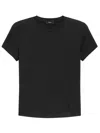 Theory Pima Cotton T-shirt In Black