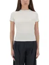 Theory Pima Cotton T-shirt In White