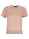 Theory Basic Tee Sweaters And Cardigans In Pink