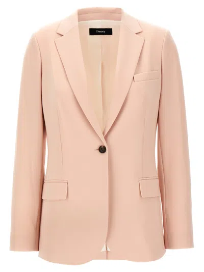 THEORY PINK STAPLE BLAZER