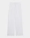 Theory Pinstripe Double-pleated Pants