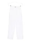 Theory Pinstripe Trousers In White