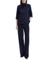 Theory Pinstriped Shirt In Navy