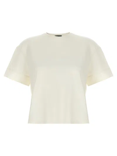 Theory Piqué Cotton Top In White