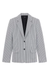 Theory Single-breasted Two-button Blazer In Gray