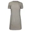 Theory Plaid Mini Dress In Beige Viscose In Beige