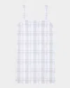 Theory Check Square Neck Mini Dress