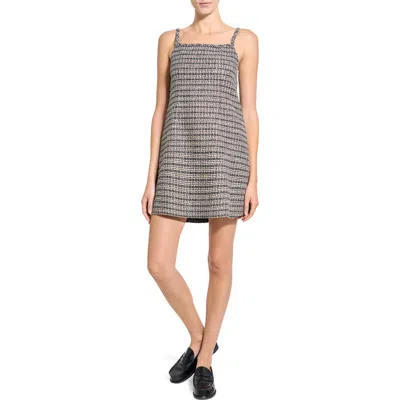 THEORY THEORY PLAID SHIFT MINIDRESS