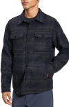 Theory Men's Wool-cashmere Plaid Overshirt In Baltic Multi