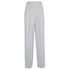 Theory Platinum Pantaloni Doppia Pinces With Functional Pockets