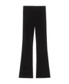 Theory Compact Crepe Flare Pants In Black