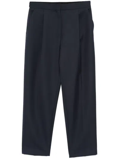 THEORY PLEAT-DETAIL TROUSERS