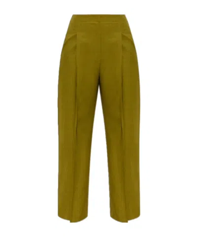 THEORY PLEAT-DETAIL TROUSERS