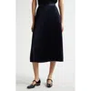 Theory Sustainable Midi Skirt For Women In Navy