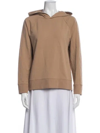 Pre-owned Theory Pleated Accents Sweatpants In Brown
