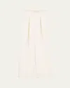 Theory Pleated Casual Drawstring Pants In Beige