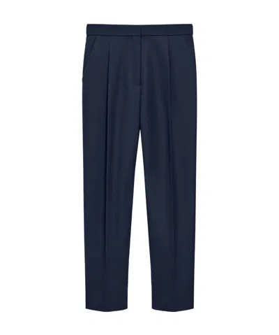 Theory Pleated Casual Pants In Black