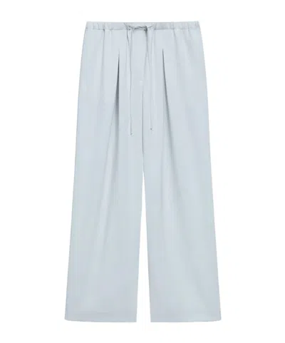 Theory Pleated Crepe Trousers