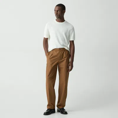 Theory Pleated Drawstring Pant In Cotton-blend