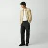 Theory Pleated Drawstring Pant In Cotton-blend In Black
