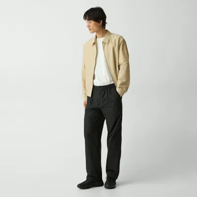 Theory Pleated Drawstring Pant In Cotton-blend In Black