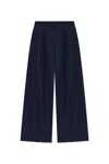 Theory Wool Blend Triple Pleat Pants