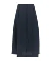 Theory Parachute Maxi Skirt In Black