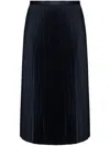 Theory Sustainable Midi Skirt For Women In Blue