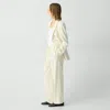 Theory Pleated Pull-on Pant In Admiral Crepe In Rice