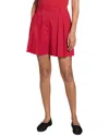 Theory Woman Shorts & Bermuda Shorts Red Size 4 Linen, Viscose, Elastane