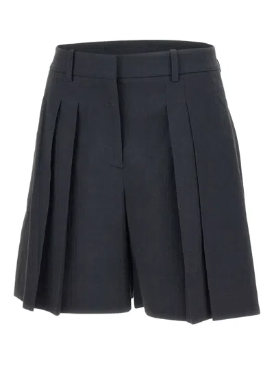 THEORY PLEATED SHORTS