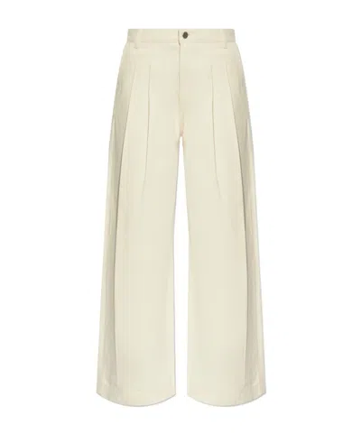 Theory Pleated Trousers In White